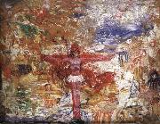 James Ensor Christ in Agony oil painting on canvas